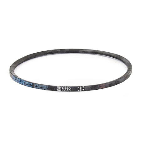 D&D SPA960 Metric V-Belt, 960mm Outside Length, 13 mm Top Width, 10 mm Thickness, 1 Ribs SPA960